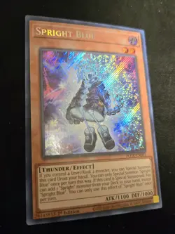 SPRIGHT BLUE POTE-EN003 Yugioh Secret Rare Effect Card 1st ED NM - Image 2