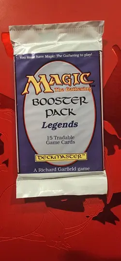 Magic: The Gathering - Legends Booster Pack 1994 MTG - Factory Sealed/Unsearched - Image 1