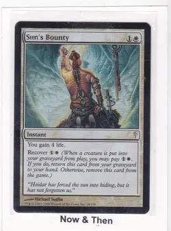 MTG: Coldsnap: Foil: Sun's Bounty - Image 1