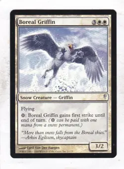 Magic: MTG: Coldsnap: Foil: Boreal Griffin - Image 1