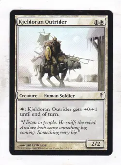 Magic: MTG: Coldsnap: Foil: Kjeldoran Outrider - Image 1