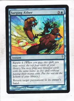 Magic: MTG: Coldsnap: Foil: Surging Aether - Image 1