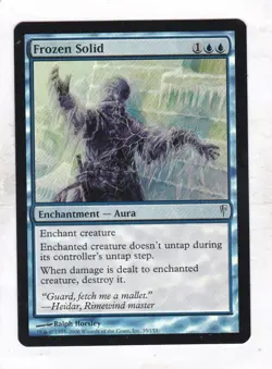 Magic: MTG: Coldsnap: Foil: Frozen Solid - Image 1