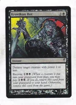 Magic: MTG: Coldsnap: Foil: Krovikan Rot - Image 1
