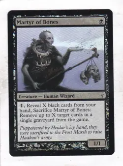 Magic: MTG: Coldsnap: Foil: Martyr of Bones - Image 1