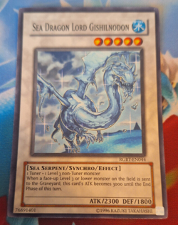 Yu-Gi-Oh! Sea Dragon Lord Gishilnodon RGBT-EN044 Super Rare UNL NM/LP - Image 2