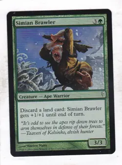 Magic: MTG: Coldsnap: Foil: Simian Brawler - Image 1