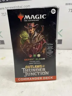 MTG Outlaws of Thunder Junction Commander Deck Desert Bloom - New Sealed (MZ3) - Image 1