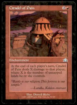 MTG Citadel of Pain LP Light Play Prophecy [1601] - Image 1