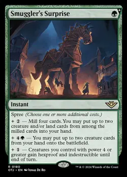 Smuggler's Surprise R Foil #180 | OTJ Outlaws of Thunder Junction | MTG - Image 1
