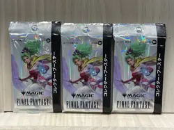 Magic the Gathering MTG: Final Fantasy Collector Pack Japanese Lot of 3 - Image 1