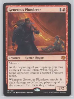 Generous Plunderer Normal M Outlaws of Thunder Junction: The Big Score 11 NM - Image 1