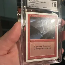 1994 MTG Revised Edition Lightning Bolt CGC 10 Gem Mint Magic The Gathering 🔥 - Image 3