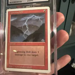 1994 MTG Revised Edition Lightning Bolt CGC 10 Gem Mint Magic The Gathering 🔥 - Image 5