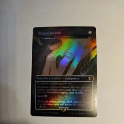 Ring Of Barahir - Sword of The Animist Commander Lord of The Rings MTG Foil NM - Image 1