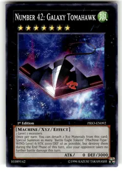 Number 42: Galaxy Tomahawk PRIO-EN092 Primal Origin 1st Edition NM - Image 1