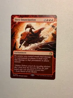 Fiery Emancipation - MTG Wilds of Eldraine: Enchanting Tales (WOT) #42 NM - Image 1