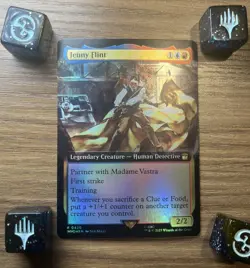 MTG Jenny Flint (Extended Art) [Doctor Who, Near Mint] - FOIL - Image 1