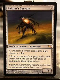 MTG 1x Painter's Servant x1 non-foil Shadowmoor English NM/EX - Image 1