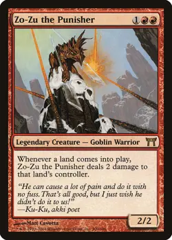 Zo-Zu the Punisher- Champions of Kamigawa Regular MTG-LP - Image 1