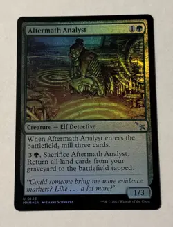 MTG Aftermath Analyst - Murders At Karlov Manor FOIL LP - Image 1