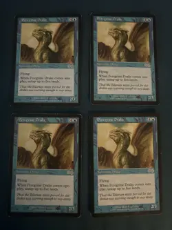 Peregrine Drake Urza's Saga Playset (4x) Magic The Gathering MTG - Image 1