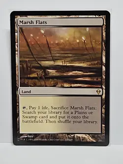 Marsh Flats Zendikar Original NM Magic the Gathering - 2009 MTG - Image 1