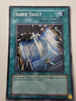 YUGIOH SABER VAULT TSHD-EN086 1ST SECRET - Image 1