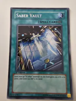 YUGIOH SABER VAULT TSHD-EN086 1ST SECRET - Image 2