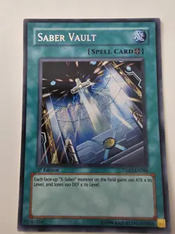 YUGIOH SABER VAULT TSHD-EN086 1ST SECRET - Image 3