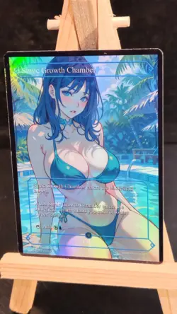 MTG Simic Growth Chamber Fanart Borderless Style Card Playtest Commander - Image 2