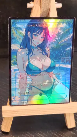 MTG Simic Growth Chamber Fanart Borderless Style Card Playtest Commander - Image 3