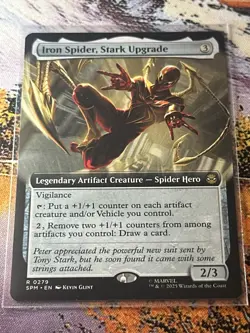 Iron Spider, Stark Upgrade (Extended Art) R Marvel's Spider-Man 279 NM - Image 3