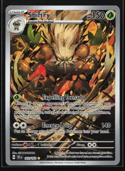 Pokemon Shiftry 163/162 Temporal Forces Illustration Rare Holo NM - Image 1