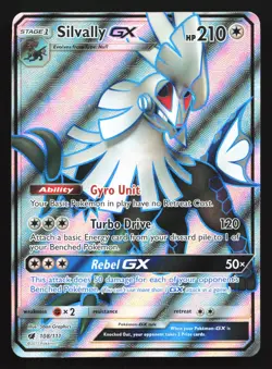 Pokemon Silvally GX 108/111 Crimson Invasion Ultra Rare Full Art Holo LP - Image 1