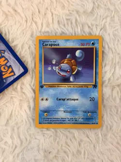 Pokemon - 1st Edition Carapuce (French Squirtle) 68/82 Team Rocket LP - Image 1