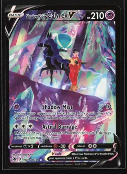 Pokemon Shadow Rider Calyrex V TG17 Astral Radiance Ultra Rare Holo NM - Image 1