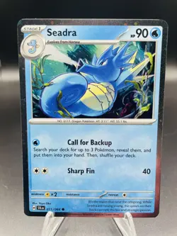 Pokemon Seadra 011/064 Shrouded Fable Cosmos Holo Promo NM - Image 1
