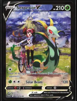 Pokemon Serperior V TG13 Silver Tempest Trainer Gallery Ultra Rare Holo NM - Image 1