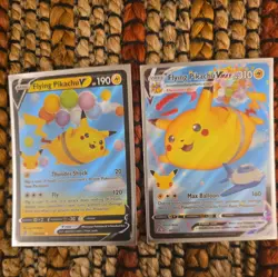 Pokemon TCG Flying Pikachu VMAX 007/025 and Flying Pikachu V 006/0025 - Image 1