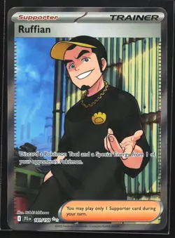 Pokemon Ruffian 181/159 Journey Together Ultra Rare Full Art Holo NM - Image 1