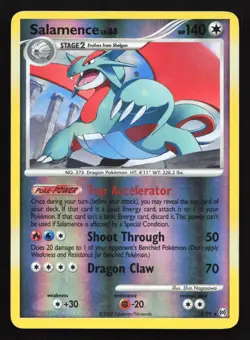 Pokemon Salamence 8/99 Platinum Arceus Reverse Holo Rare HP - Image 1