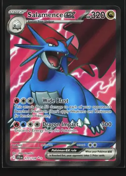 Pokemon Salamence ex 177/159 Journey Together Ultra Rare Full Art Holo NM - Image 1