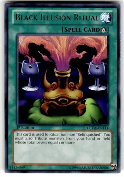 Yu-Gi-Oh! TCG Black Illusion Ritual LCYW-EN060 1st Edition Rare NM - Image 1