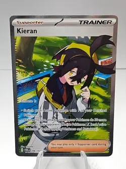 Pokemon TCG Kieran 206/167 Twilight Masquerade Ultra Rare Full Art - Image 1