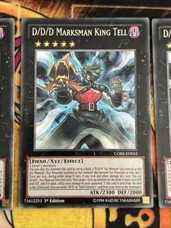 1x D/D/D Marksman King Tell CORE-EN052 Near Mint 1st Edition Rare Yu-Gi-Oh - Image 3