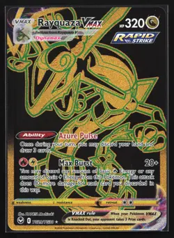 Pokemon Rayquaza VMAX TG29 Silver Tempest Gold Ultra Rare Full Art Holo NM - Image 1