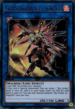 Sky Striker Ace - Kagari 1st Ed Ultra MAMA-EN005 Yu-Gi-Oh! - Image 1