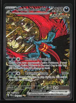 Pokemon Roaring Moon ex 162/131 Prismatic Evolutions Special Illustration Rare - Image 1