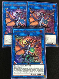 YUGIOH ARMILLYRE, THE STARLEADER DRAGON DUOV-EN029 1ST ULTRA X3 (NM) - Image 1